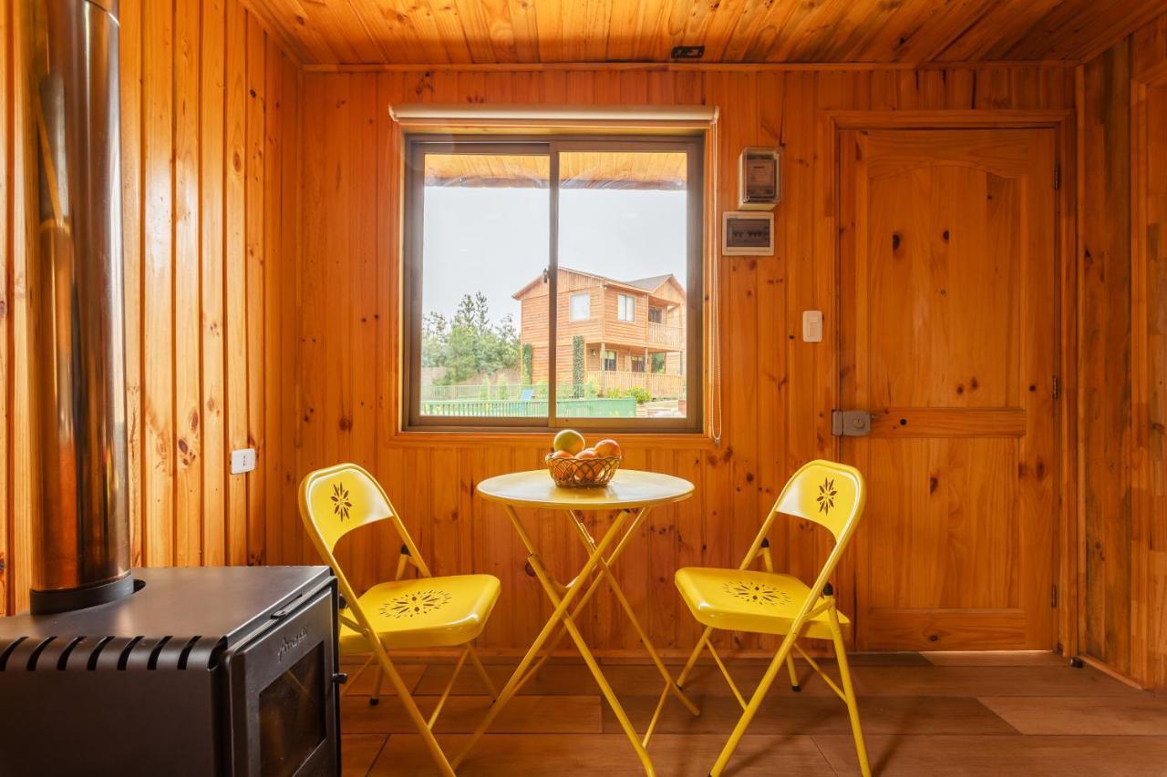 Cabana En Tunquen Con Parrilla, Fogon, Piscina Y Bosque Kültér fotó