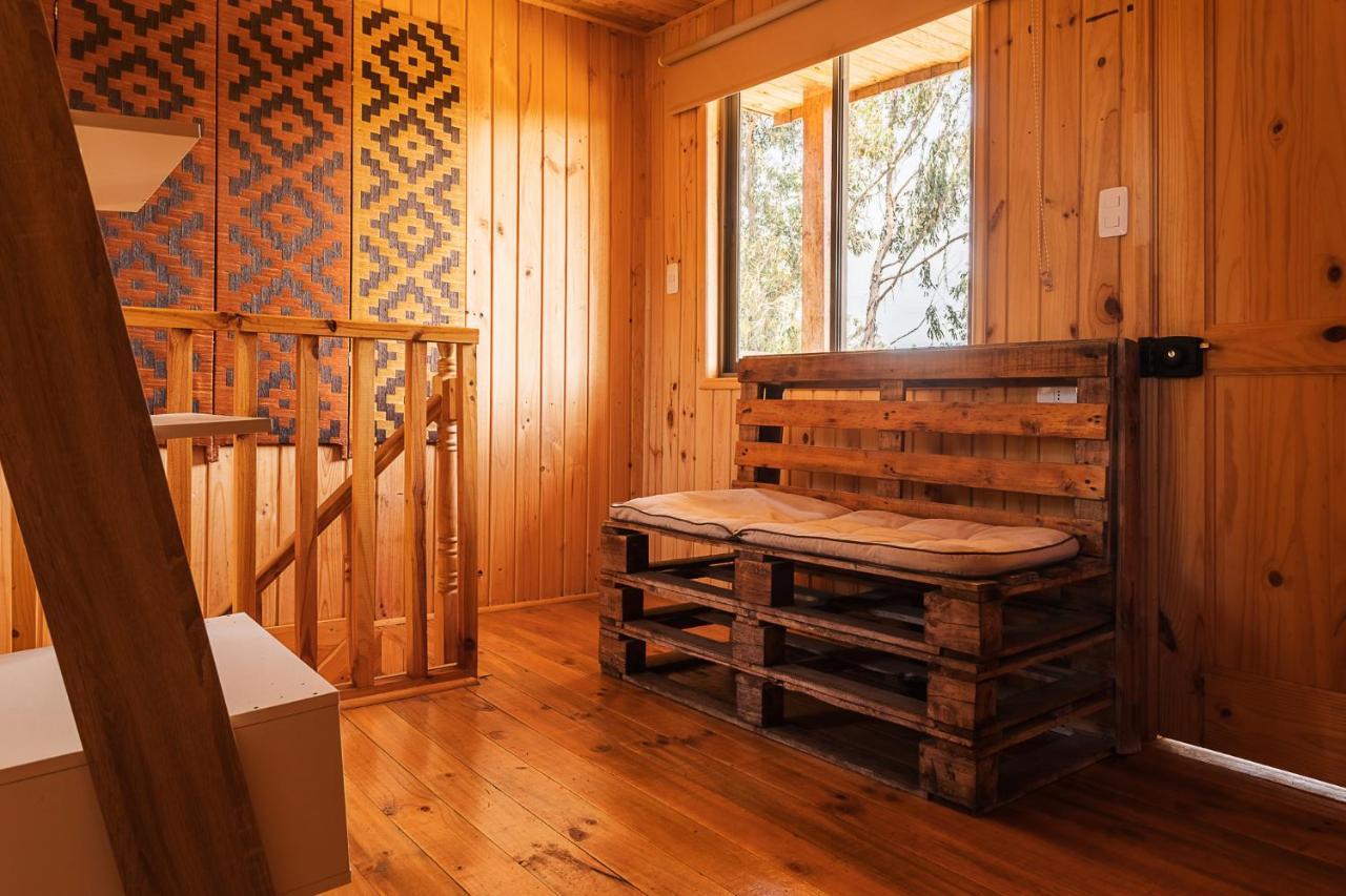 Cabana En Tunquen Con Parrilla, Fogon, Piscina Y Bosque Kültér fotó