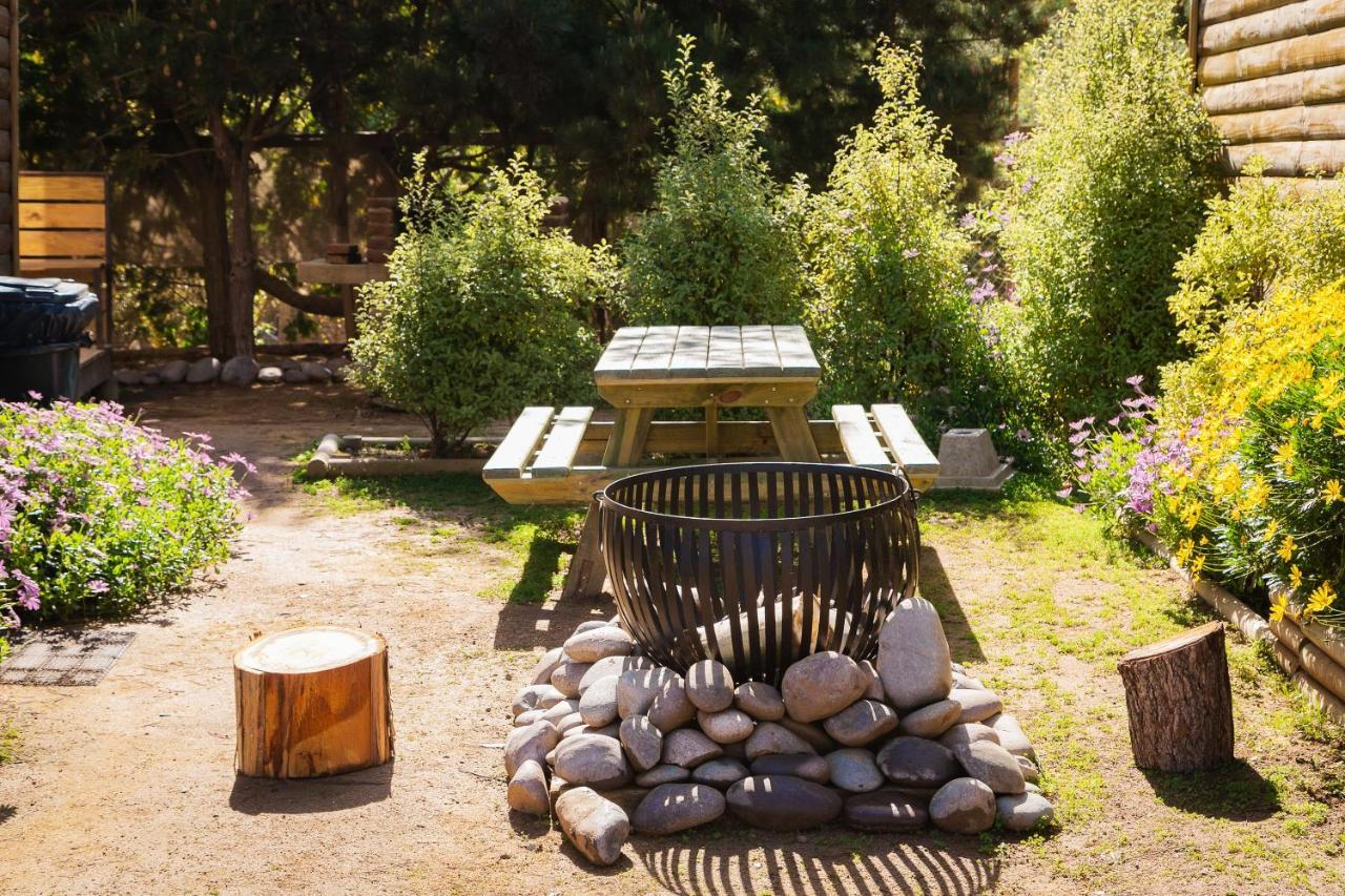 Cabana En Tunquen Con Parrilla, Fogon, Piscina Y Bosque Kültér fotó