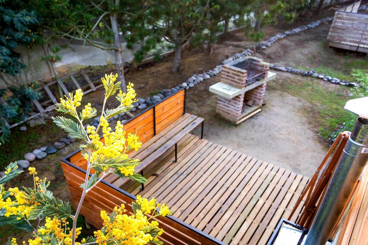 Cabana En Tunquen Con Parrilla, Fogon, Piscina Y Bosque Kültér fotó